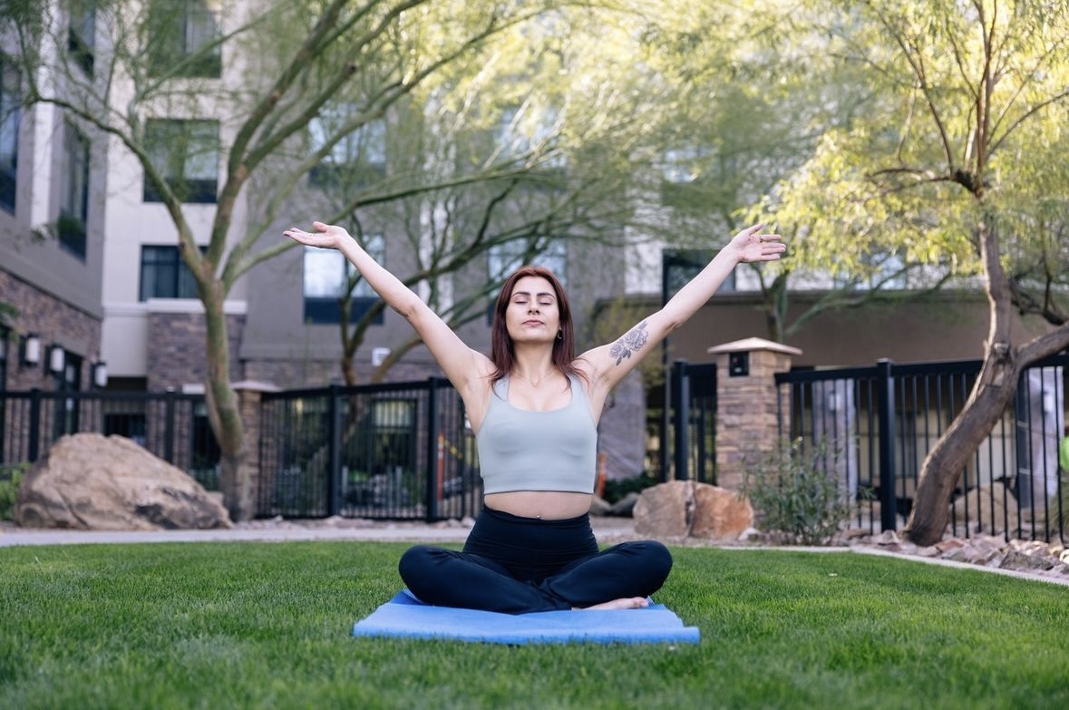 Brittnee Campanella, Bride Vibe Yoga instructor