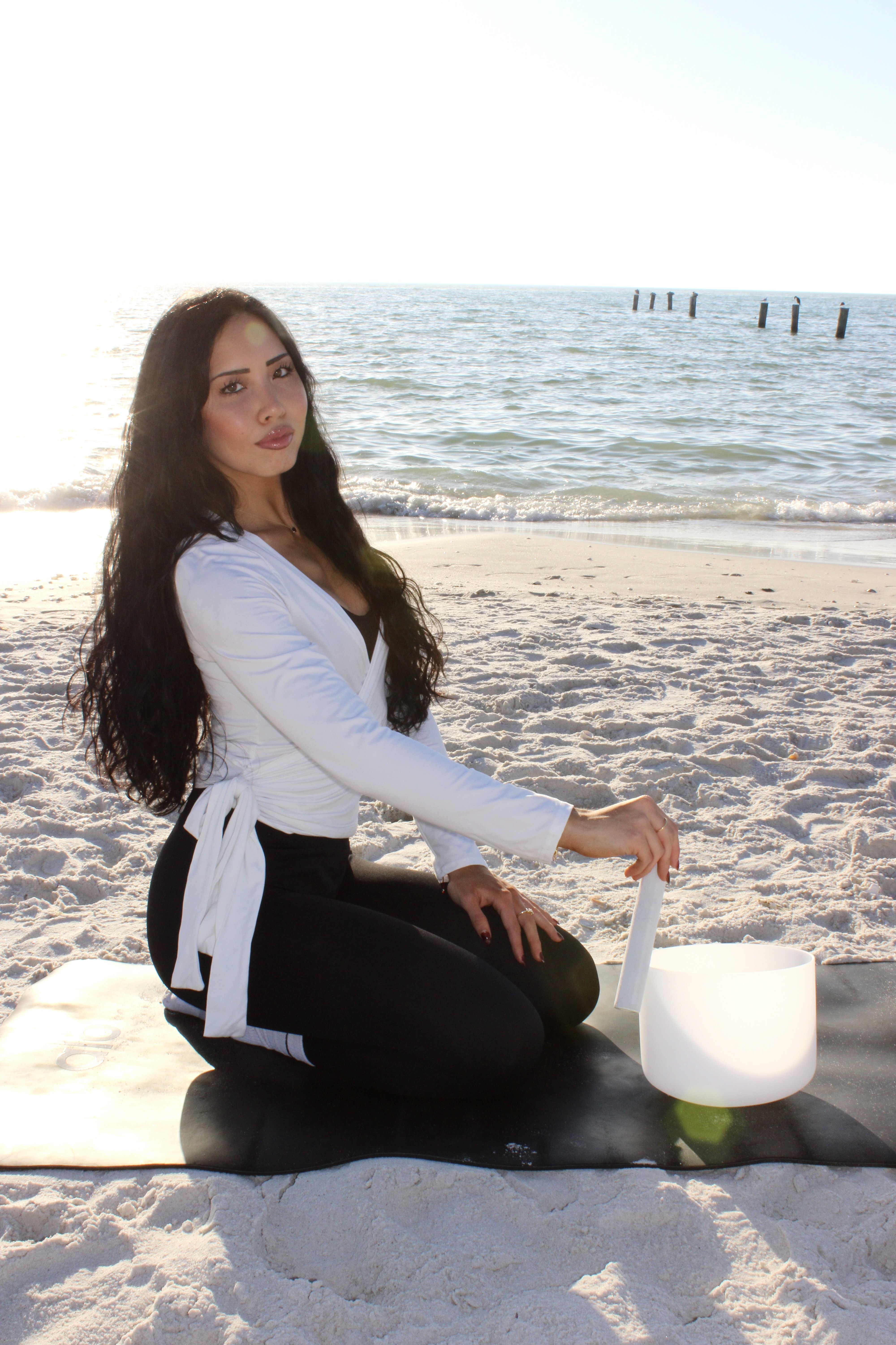 Katelyn Mizuki Berringer, Bride Vibe Yoga instructor