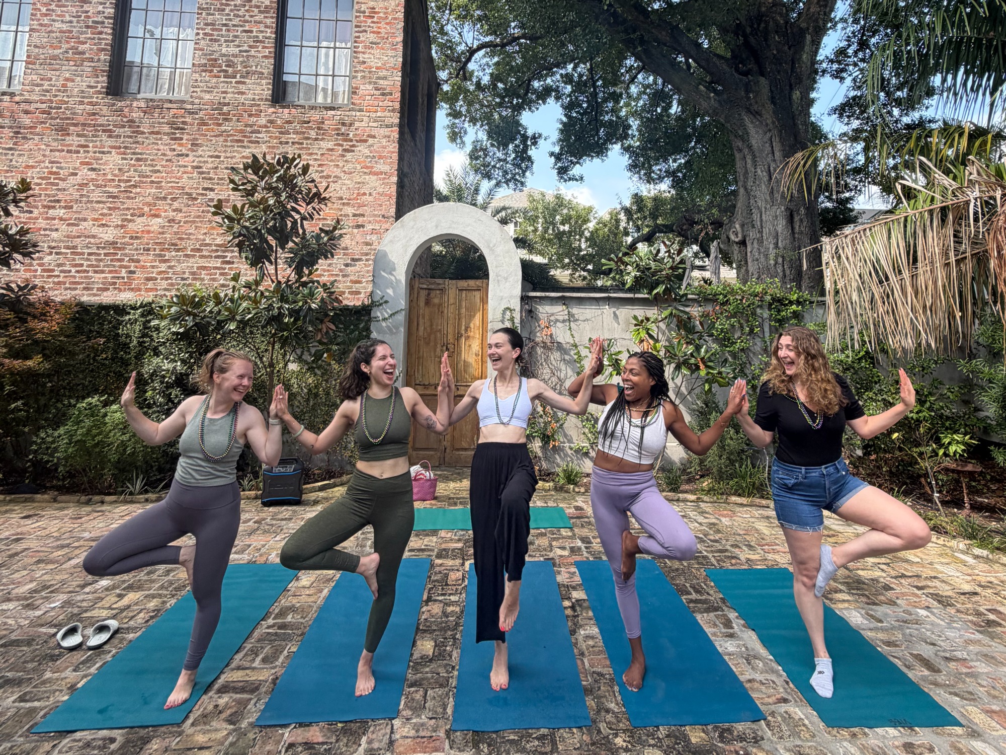 New Orleans group yoga