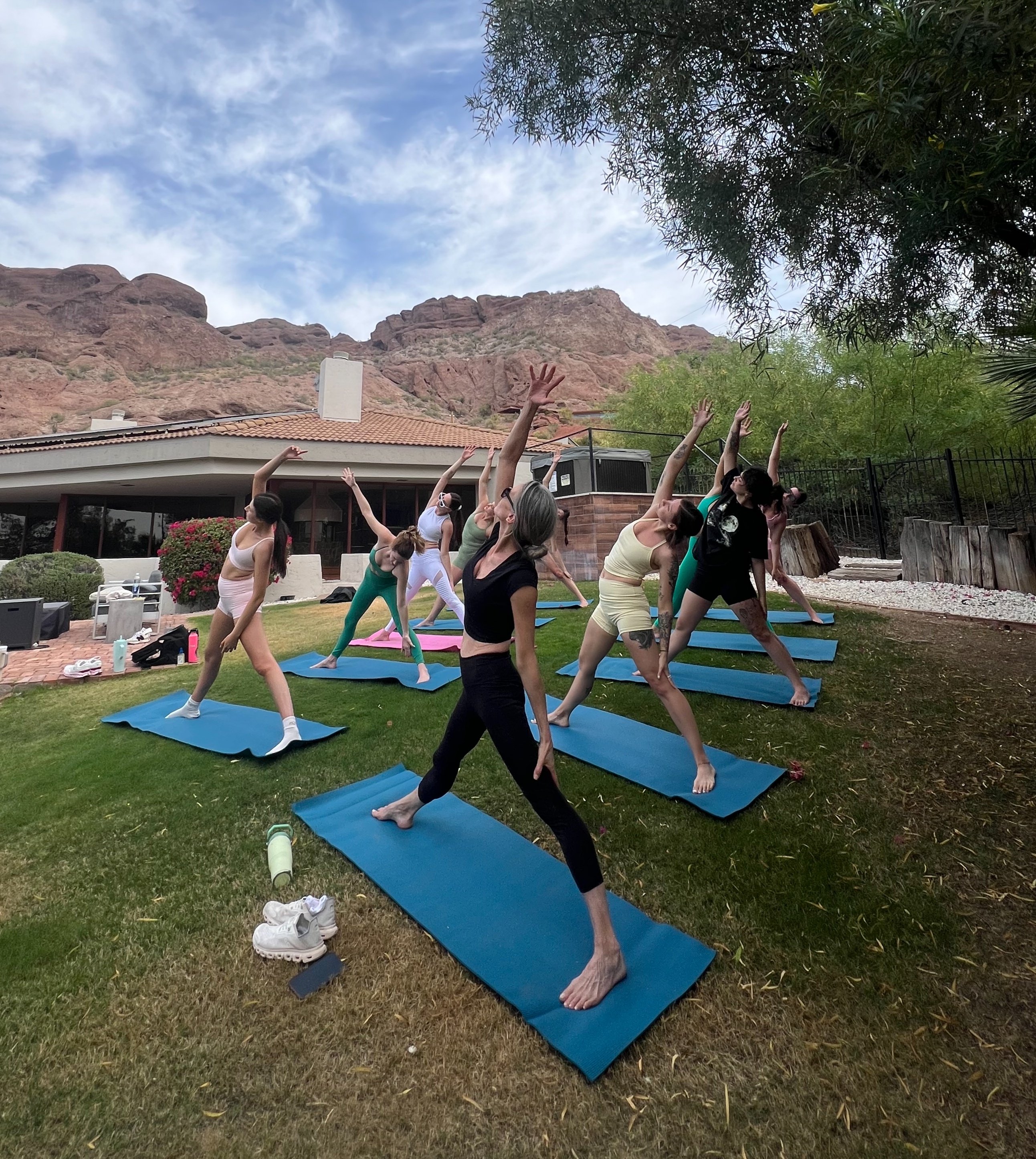 Private yoga class in Scottsdale