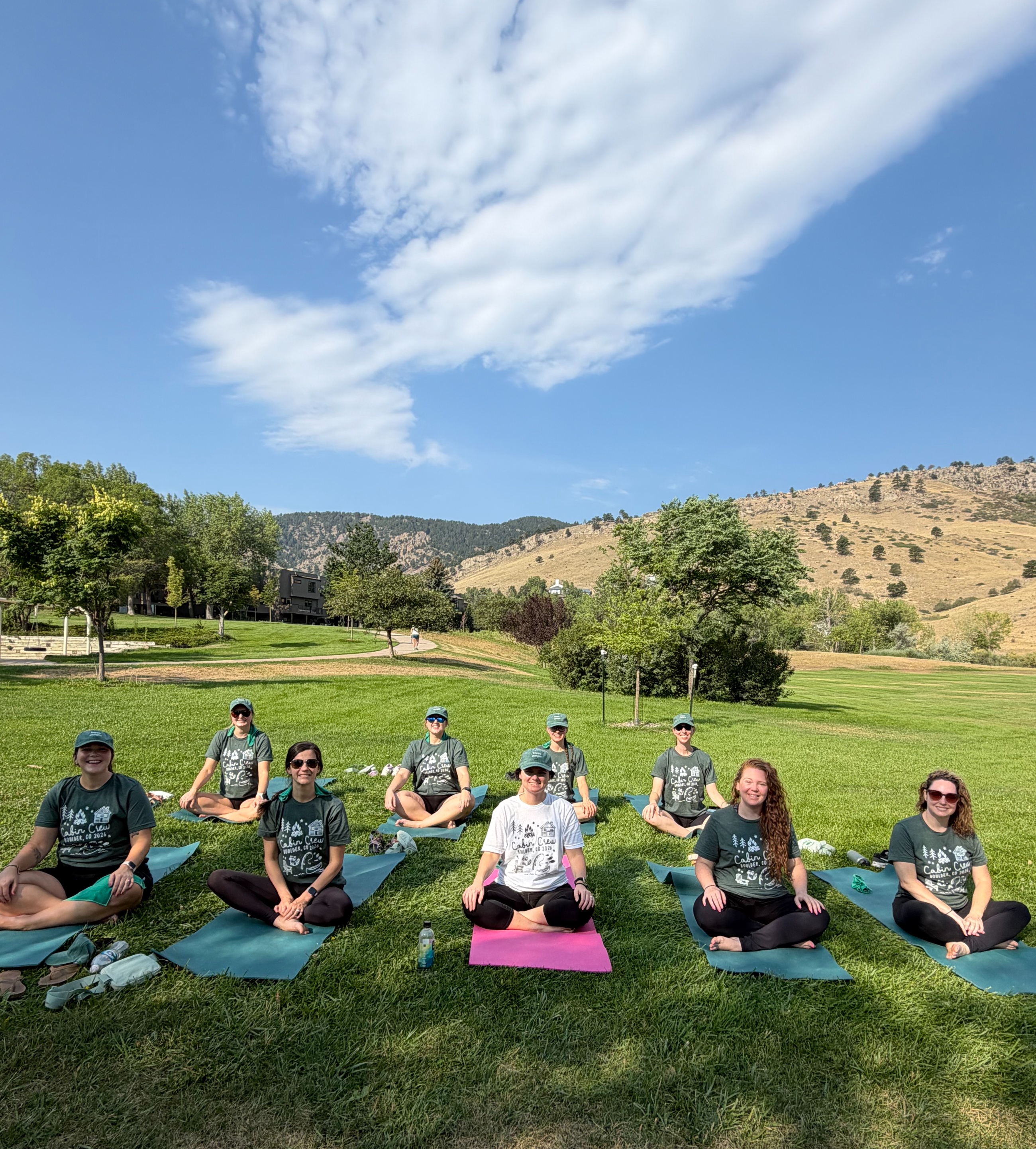 Private yoga class in Boulder