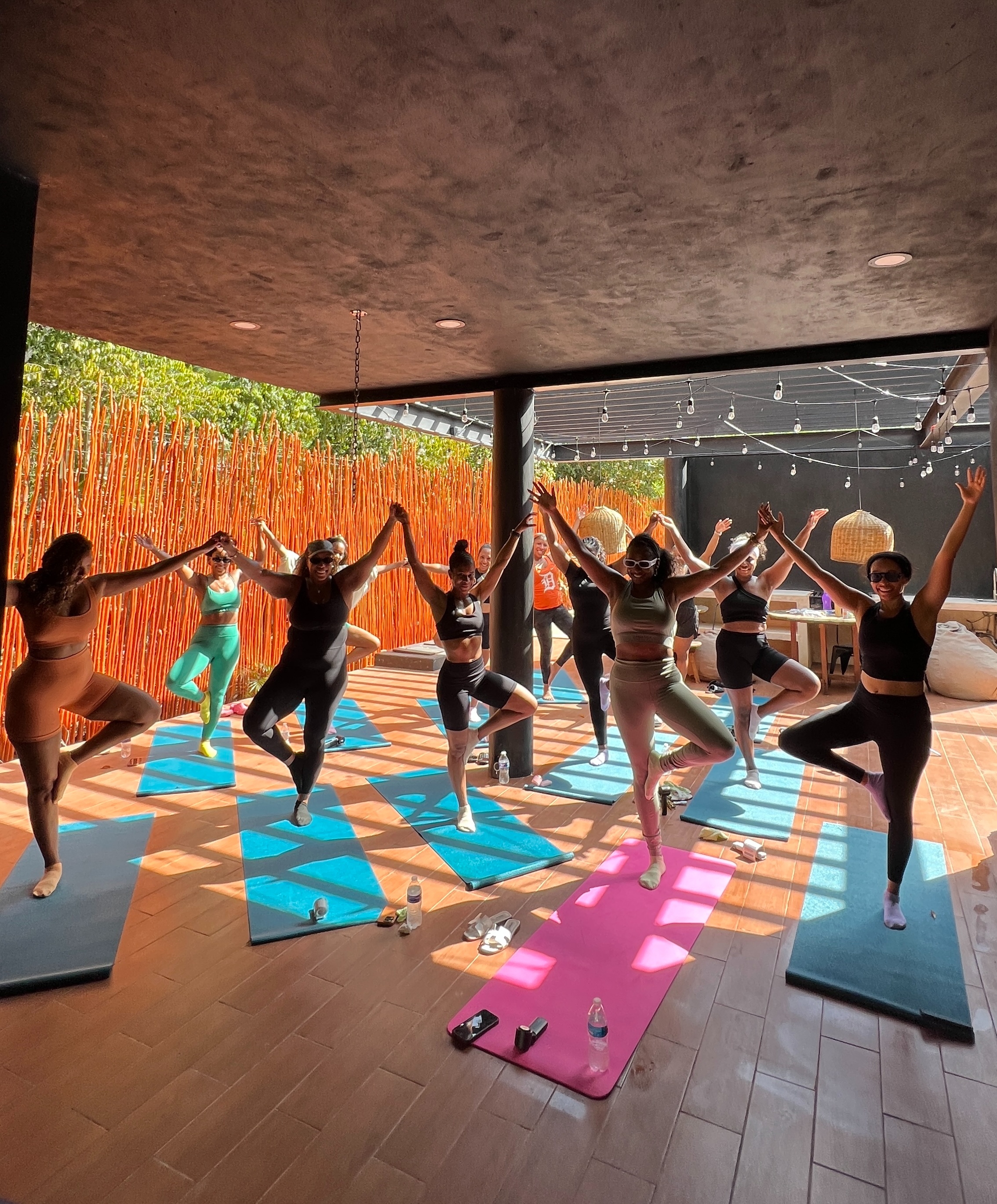 Private yoga class in Tulum
